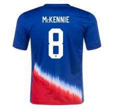 Maglia USA McKennie 8 Divisa Trasferta Copa América 2024 Maglia USA McKennie 8 Divisa Trasferta Copa América 2024