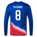 Maglia USA McKennie 8 Divisa Trasferta Copa América 2024 Manica Lunga