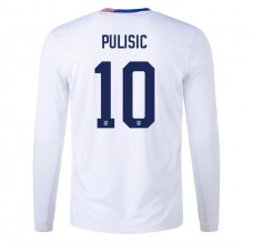 Maglia USA Pulisic 10 Divisa Prima Copa América 2024 Manica Lunga