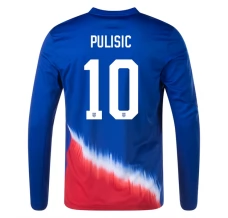 Maglia USA Pulisic 10 Divisa Trasferta Copa América 2024 Manica Lunga Maglia USA Pulisic 10 Divisa Trasferta Copa América 2024 Manica Lunga