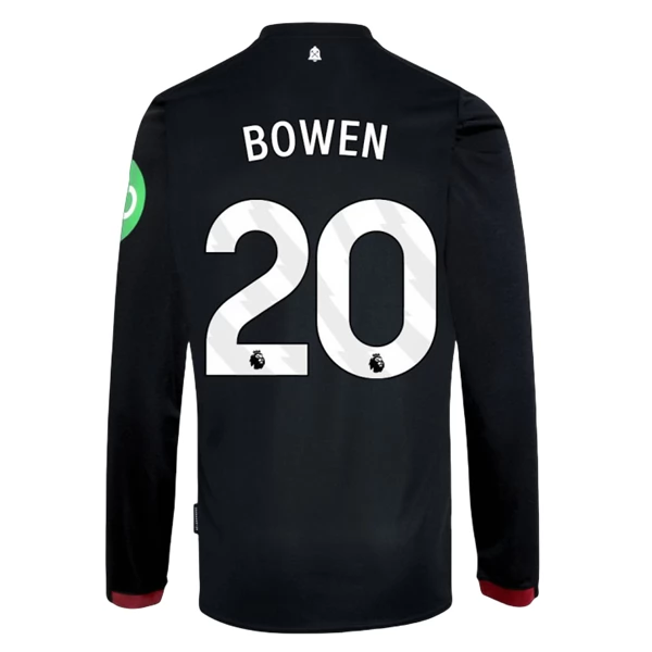 Maglia West Ham United FC Bowen 20 Divisa Trasferta 2024/25 Manica Lunga Maglia West Ham United FC Bowen 20 Divisa Trasferta 2024/25 Manica Lunga