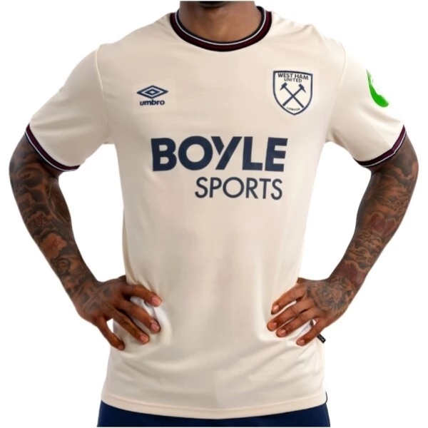 Maglia West Ham United FC Divisa Trasferta 2025/26 Maglia West Ham United FC Divisa Trasferta 2025/26