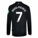 Maglia West Ham United FC Ward-Prowse 7 Divisa Trasferta 2024/25 Manica Lunga