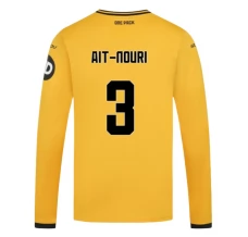 Maglia Wolverhampton Wanderers FC Ait-Nouri 3 Divisa Prima 2024/25 Manica Lunga Maglia Wolverhampton Wanderers FC Ait-Nouri 3 Divisa Prima 2024/25 Manica Lunga