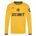 Maglia Wolverhampton Wanderers FC Neto 7 Divisa Prima 2024/25 Manica Lunga