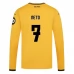 Maglia Wolverhampton Wanderers FC Neto 7 Divisa Prima 2024/25 Manica Lunga