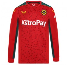 Maglia Wolves FC Divisa Trasferta 2023/24 Manica Lunga