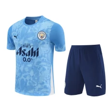 Manchester City Tuta Maglia da Allenamento 2025/26 - Shorts Blu