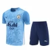 Manchester City Tuta Maglia da Allenamento Bambino 2025/26 - Shorts Blu