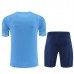 Manchester City Tuta Maglia da Allenamento Bambino 2025/26 - Shorts Blu