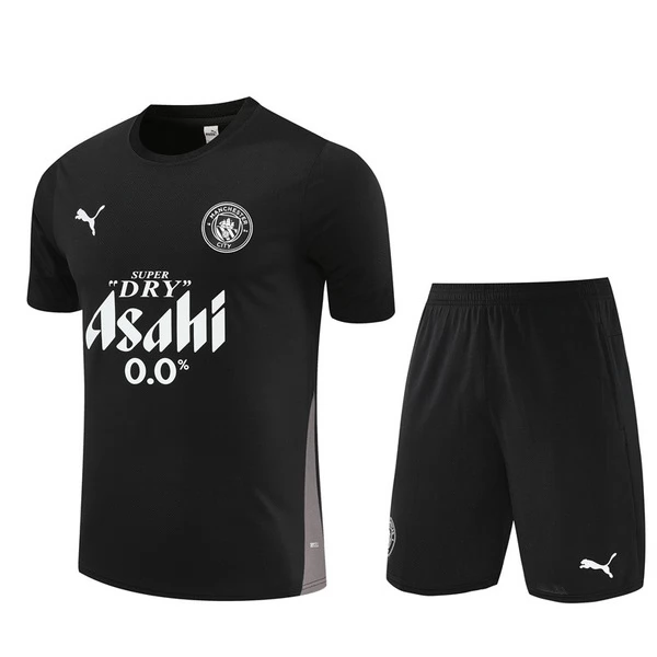 Manchester City Tuta Maglia da Allenamento Bambino 2025/26 - Shorts Nero Manchester City Tuta Maglia da Allenamento Bambino 2025/26 - Shorts Nero