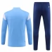 Manchester City Tute Felpe da Allenamento 2023/24 - 1-4 Zip Blu