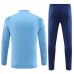 Manchester City Tute Felpe da Allenamento 2023/24 - 1-4 Zip Blu