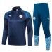 Manchester City Tute Felpe da Allenamento 2023/24 - 1-4 Zip Blu
