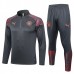 Manchester City Tute Felpe da Allenamento 2023/24 - 1-4 Zip Grigio