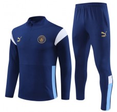 Manchester City Tute Felpe da Allenamento 2023/24 - 1-4 Zip Navy