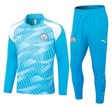 Manchester City Tute Felpe da Allenamento 2023/24 - Blu Manchester City Tute Felpe da Allenamento 2023/24 - Blu