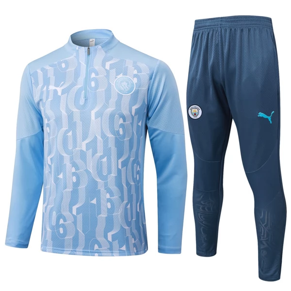 Manchester City Tute Felpe da Allenamento Bambino 2024/25 - 1-4 Zip Blu Manchester City Tute Felpe da Allenamento Bambino 2024/25 - 1-4 Zip Blu