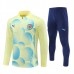 Manchester City Tute Felpe da Allenamento Bambino 2024/25 - 1-4 Zip Giallo