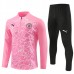 Manchester City Tute Felpe da Allenamento Bambino 2024/25 - 1-4 Zip Rosa