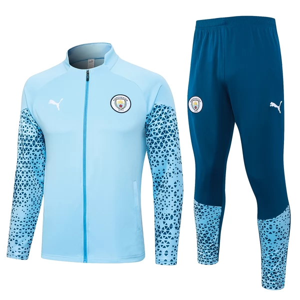 Manchester City Tute Giacca da Allenamento 2023/24 - Blu Manchester City Tute Giacca da Allenamento 2023/24 - Blu