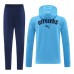 Manchester City Tute Giacca da Allenamento 2024/25 - Cappuccio Blu