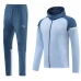 Manchester City Tute Giacca da Allenamento 2024/25 - Cappuccio Blu