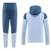Manchester City Tute Giacca da Allenamento 2024/25 - Cappuccio Blu