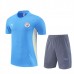 Manchester City Tute Maglia da Allenamento 2024/25 - Shorts Blu