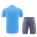 Manchester City Tute Maglia da Allenamento 2024/25 - Shorts Blu