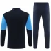 Olympique de Marseille Tuta Felpa da Allenamento Bambino 2025/26 - 1-4 Zip Blu