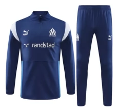Olympique de Marseille Tute Felpe da Allenamento 2023/24 - 1-4 Zip Drak Blu Olympique de Marseille Tute Felpe da Allenamento 2023/24 - 1-4 Zip Drak Blu