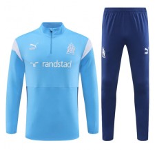 Olympique de Marseille Tute Felpe da Allenamento 2023/24 - 1-4 Zip Navy