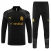 Olympique de Marseille Tute Felpe da Allenamento 2023/24 - 1-4 Zip Nero