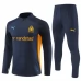 Olympique de Marseille Tute Felpe da Allenamento 2024/25 - 1-4 Zip Blu