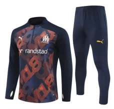 Olympique de Marseille Tute Felpe da Allenamento 2024/25 - 1-4 Zip Blu Arancione Olympique de Marseille Tute Felpe da Allenamento 2024/25 - 1-4 Zip Blu Arancione
