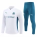 Olympique de Marseille Tute Felpe da Allenamento Bambino 2024/25 - 1-4 Zip Bianco Olympique de Marseille Tute Felpe da Allenamento Bambino 2024/25 - 1-4 Zip Bianco