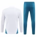 Olympique de Marseille Tute Felpe da Allenamento Bambino 2024/25 - 1-4 Zip Bianco