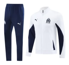 Olympique de Marseille Tute Giacca da Allenamento 2024/25 - Bianco Olympique de Marseille Tute Giacca da Allenamento 2024/25 - Bianco