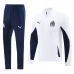 Olympique de Marseille Tute Giacca da Allenamento 2024/25 - Bianco Olympique de Marseille Tute Giacca da Allenamento 2024/25 - Bianco