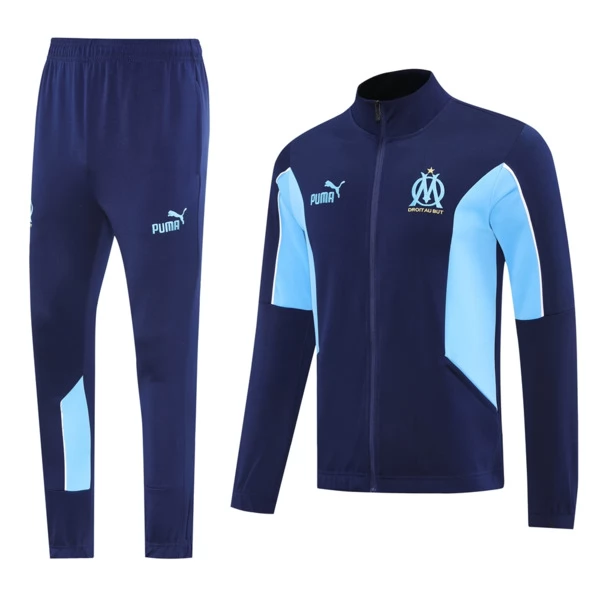 Olympique de Marseille Tute Giacca da Allenamento 2025/26 - Blu Navy Olympique de Marseille Tute Giacca da Allenamento 2025/26 - Blu Navy