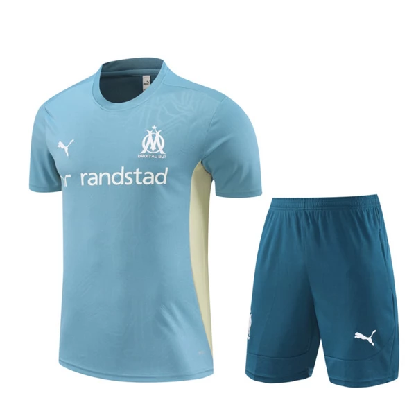 Olympique de Marseille Tute Maglia da Allenamento Bambino 2024/25 - Shorts Blu Olympique de Marseille Tute Maglia da Allenamento Bambino 2024/25 - Shorts Blu