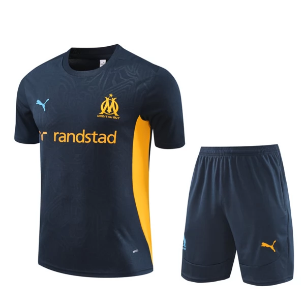 Olympique de Marseille Tute Maglia da Allenamento Bambino 2024/25 - Shorts Dark Blu Olympique de Marseille Tute Maglia da Allenamento Bambino 2024/25 - Shorts Dark Blu