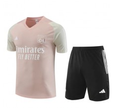 Olympique Lyonnais Tute Maglia da Allenamento 2023/24 - Rosa Nero