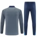 Paris Saint Germain Tuta Felpa da Allenamento 2025/26 - 1-4 Zip Grigio