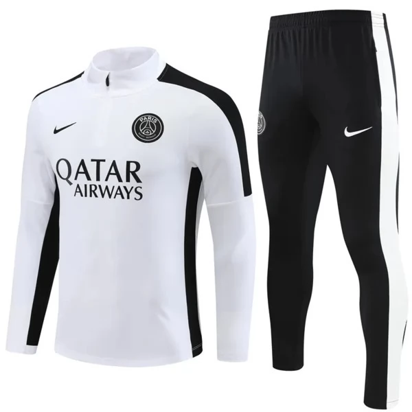 Paris Saint-Germain Tute Felpe da Allenamento 2023/24 - 1-4 Zip Bianco Paris Saint-Germain Tute Felpe da Allenamento 2023/24 - 1-4 Zip Bianco