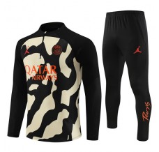 Paris Saint-Germain Tute Felpe da Allenamento 2023/24 - 1-4 Zip Giallo Camouflage