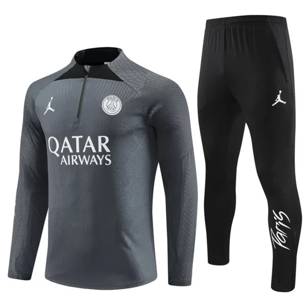Paris Saint-Germain Tute Felpe da Allenamento 2023/24 - 1-4 Zip Grigio Paris Saint-Germain Tute Felpe da Allenamento 2023/24 - 1-4 Zip Grigio
