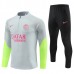 Paris Saint-Germain Tute Felpe da Allenamento 2023/24 - 1-4 Zip Grigio Rosa