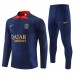 Paris Saint-Germain Tute Felpe da Allenamento 2023/24 - 1-4 Zip Navy